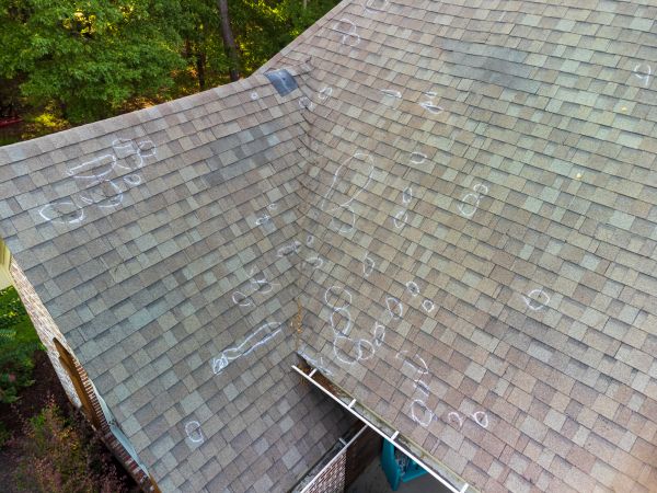 Roof Hail Inspection in Owasso