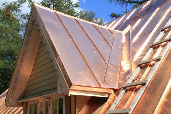 Copper Roof Construction in Owasso